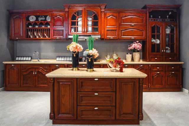 J9.COM苏明哲同款欧式实木橱柜